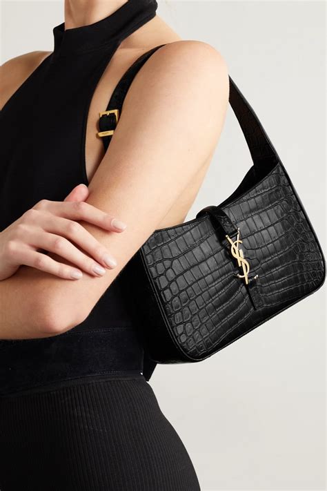 ysl croc effect bag|LE 5 À 7 in crocodile.